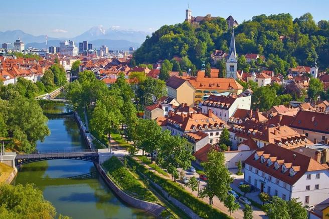 Ljubljana historic center